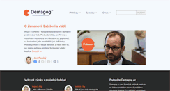 Desktop Screenshot of demagog.cz
