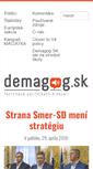 Mobile Screenshot of demagog.sk